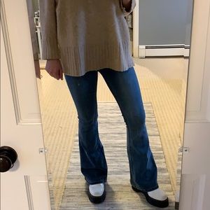 Free People Penny Pull-On Flare Jeans